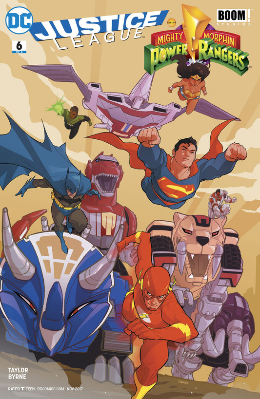 JUSTICE LEAGUE POWER RANGERS #6 (OF 6) COVER