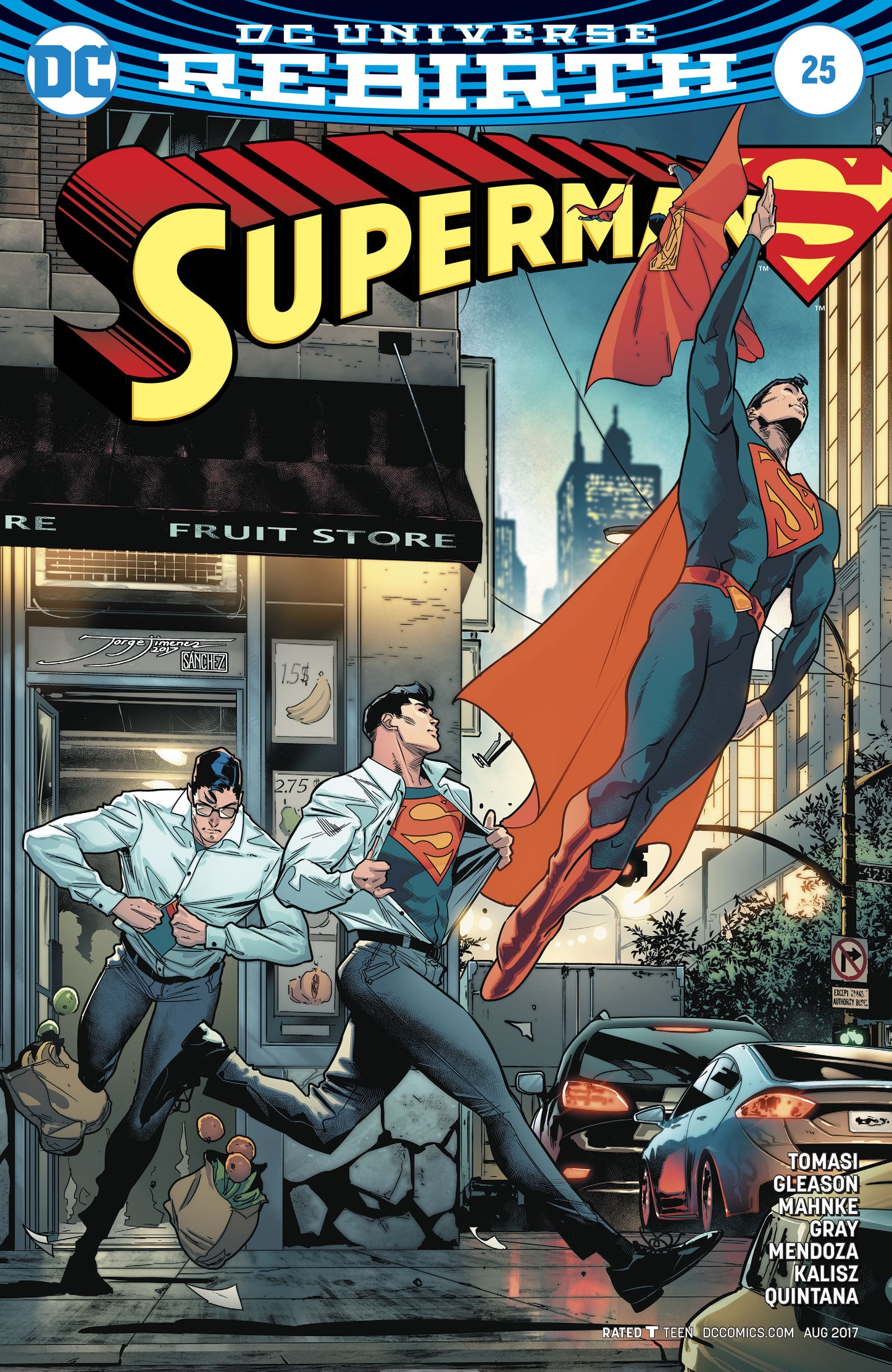 SUPERMAN #25 VAR ED COVER
