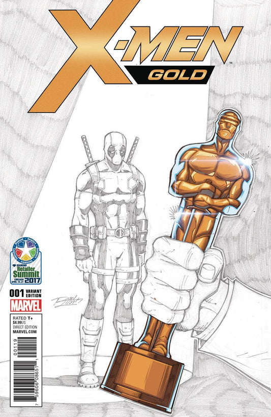 RETAILER SUMMIT 2017 X-MEN GOLD #1 LIM VAR  COVER