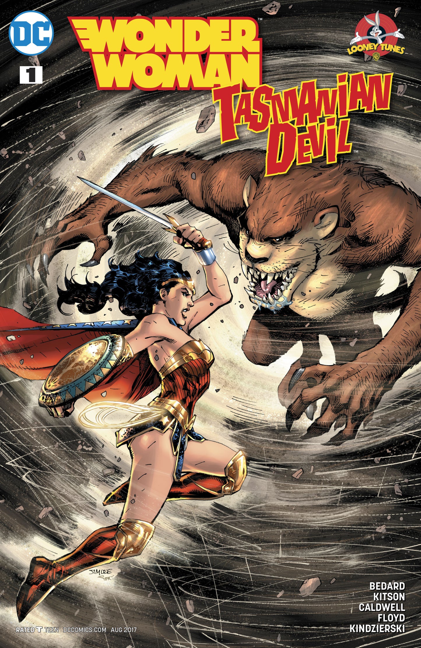 WONDER WOMAN TASMANIAN DEVIL SPECIAL #1 COVER