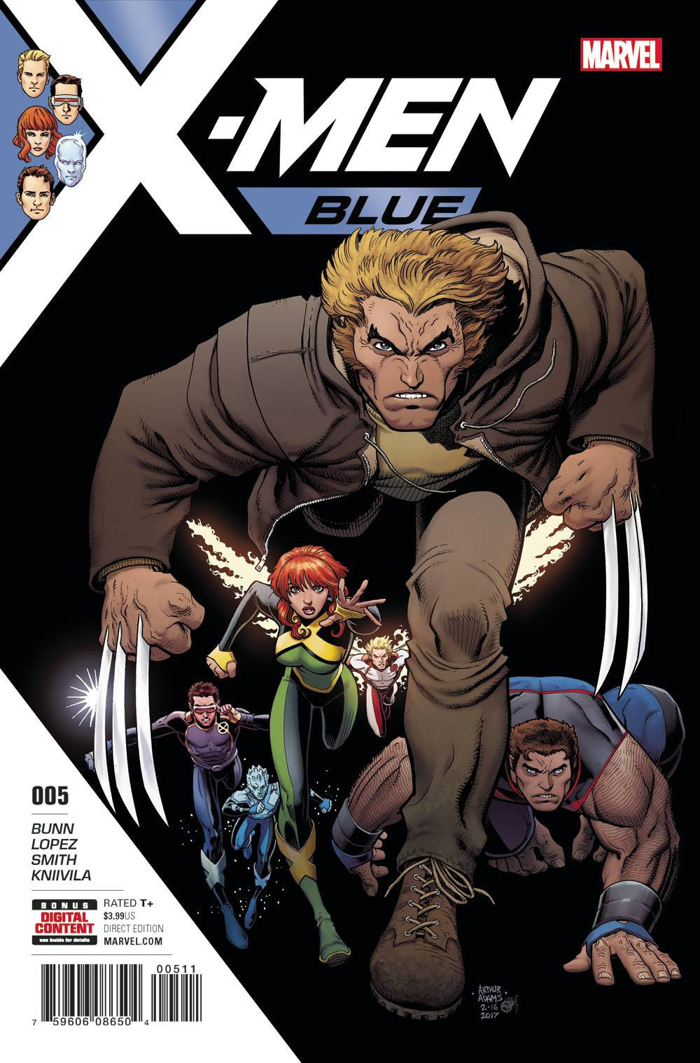 X-MEN BLUE #5 COVER