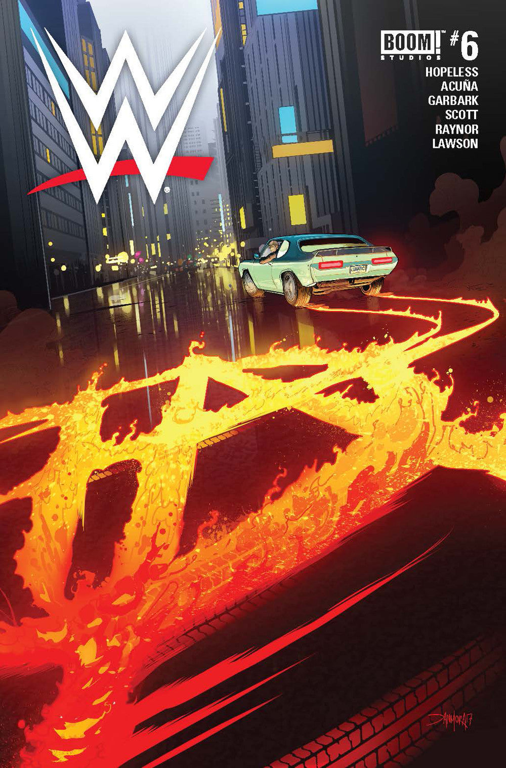 WWE #6 MAIN CVR COVER