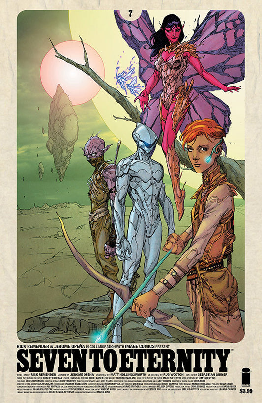 SEVEN TO ETERNITY #7 CVR B OPENA & HOLLINGSWORTH COVER