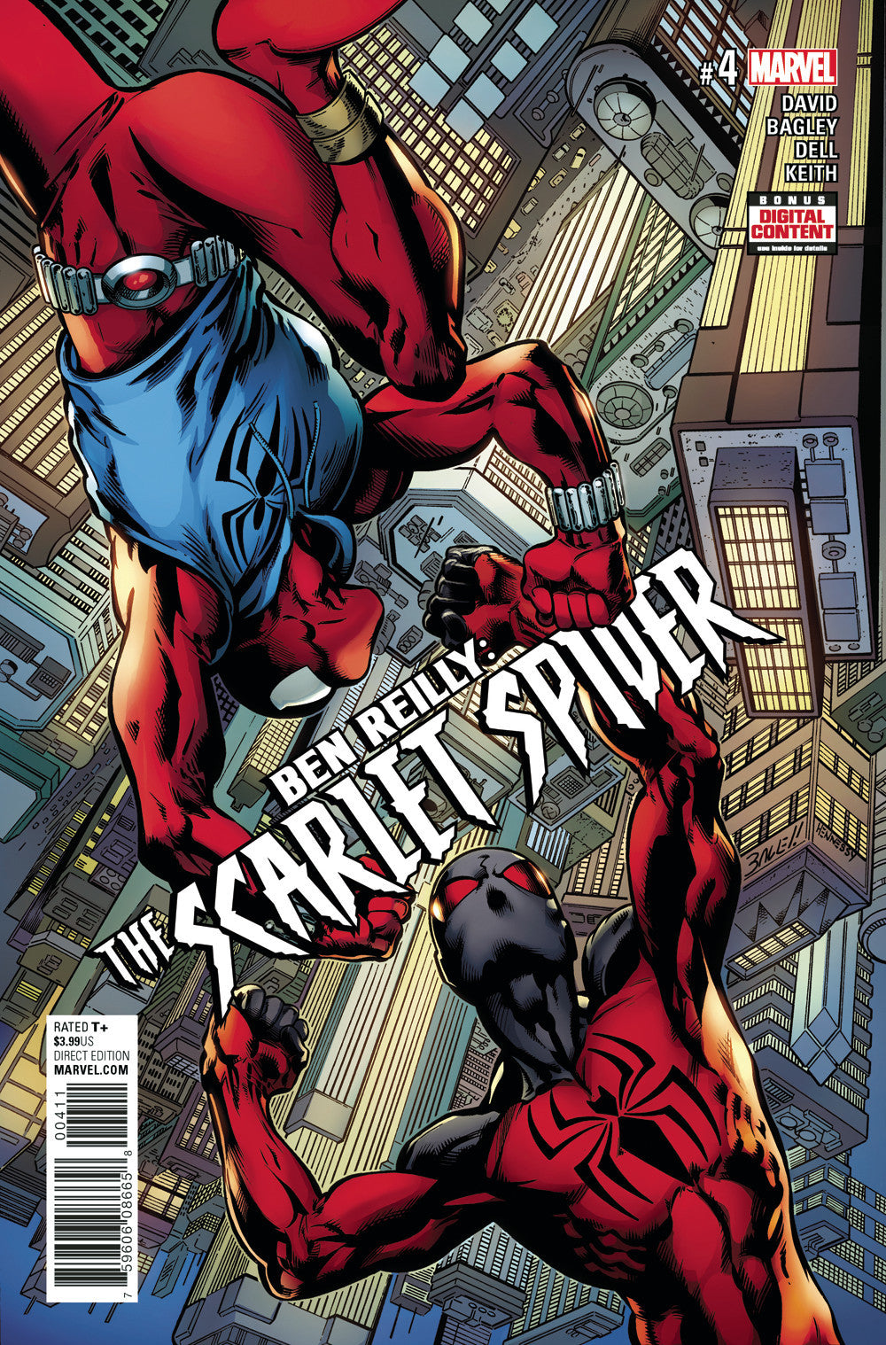 BEN REILLY SCARLET SPIDER #4 COVER
