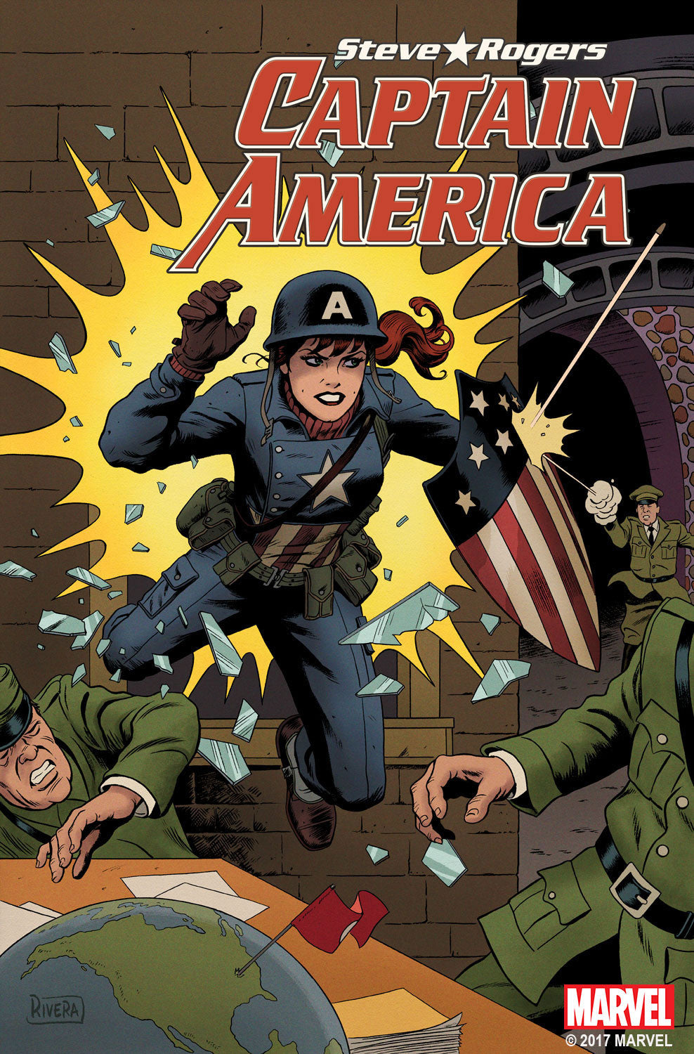 CAPTAIN AMERICA STEVE ROGERS #18 RIVERA MARY JANE VAR SE COVER