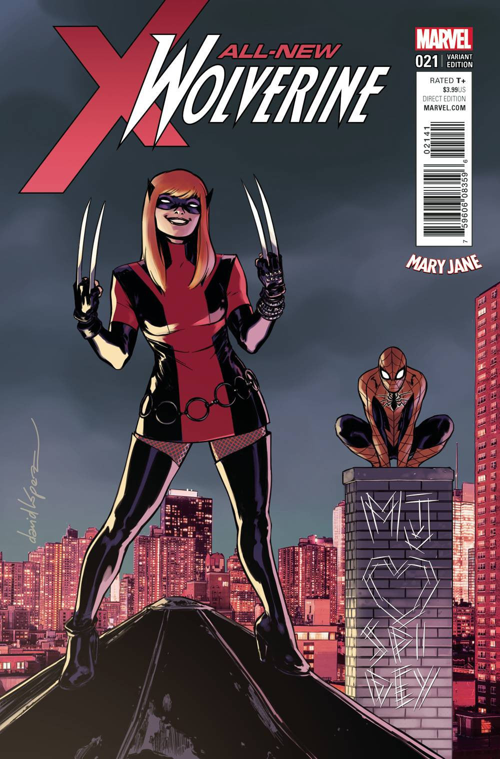 ALL NEW WOLVERINE #21 LOPEZ MARY JANE VAR COVER