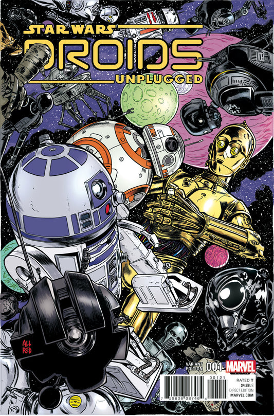 STAR WARS DROIDS UNPLUGGED #1ALLRED VAR COVER