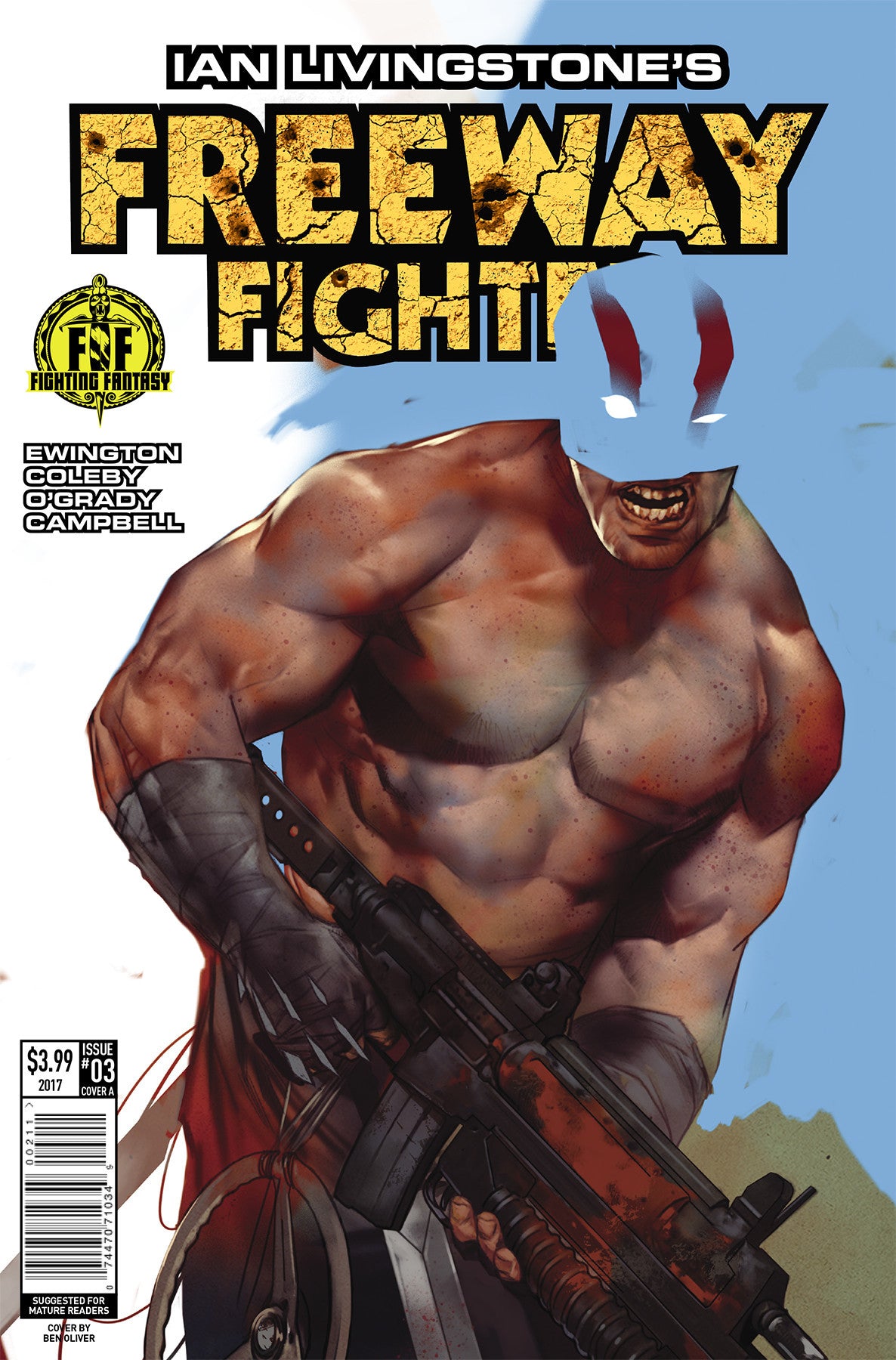 IAN LIVINGSTONES FREEWAY FIGHTER #3 (OF 4) CVR A OLIVER COVER
