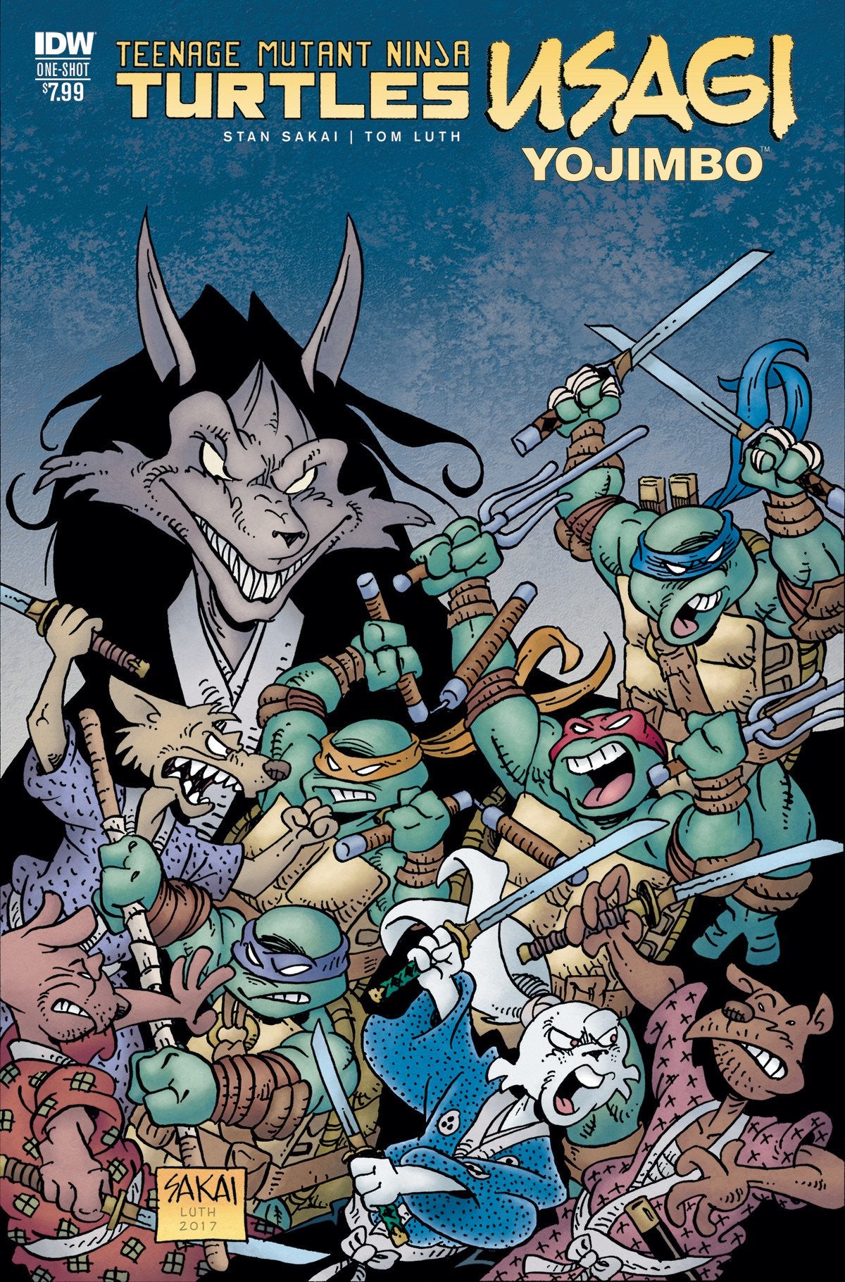 TMNT USAGI YOJIMBO CVR A SAKAI COVER