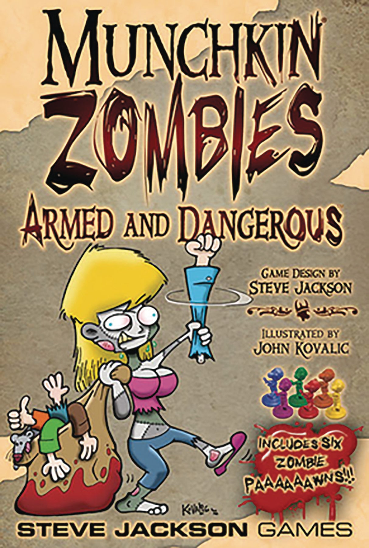 MUNCHKIN ZOMBIES ARMED AND DANGEROUS EXP