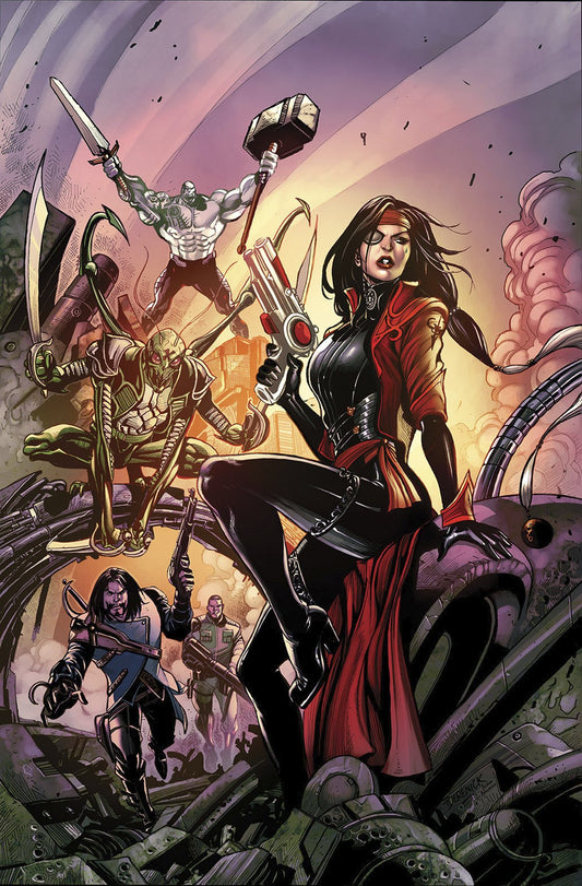 BLACK SABLE #1 (OF 6) CVR E DERENICK COVER