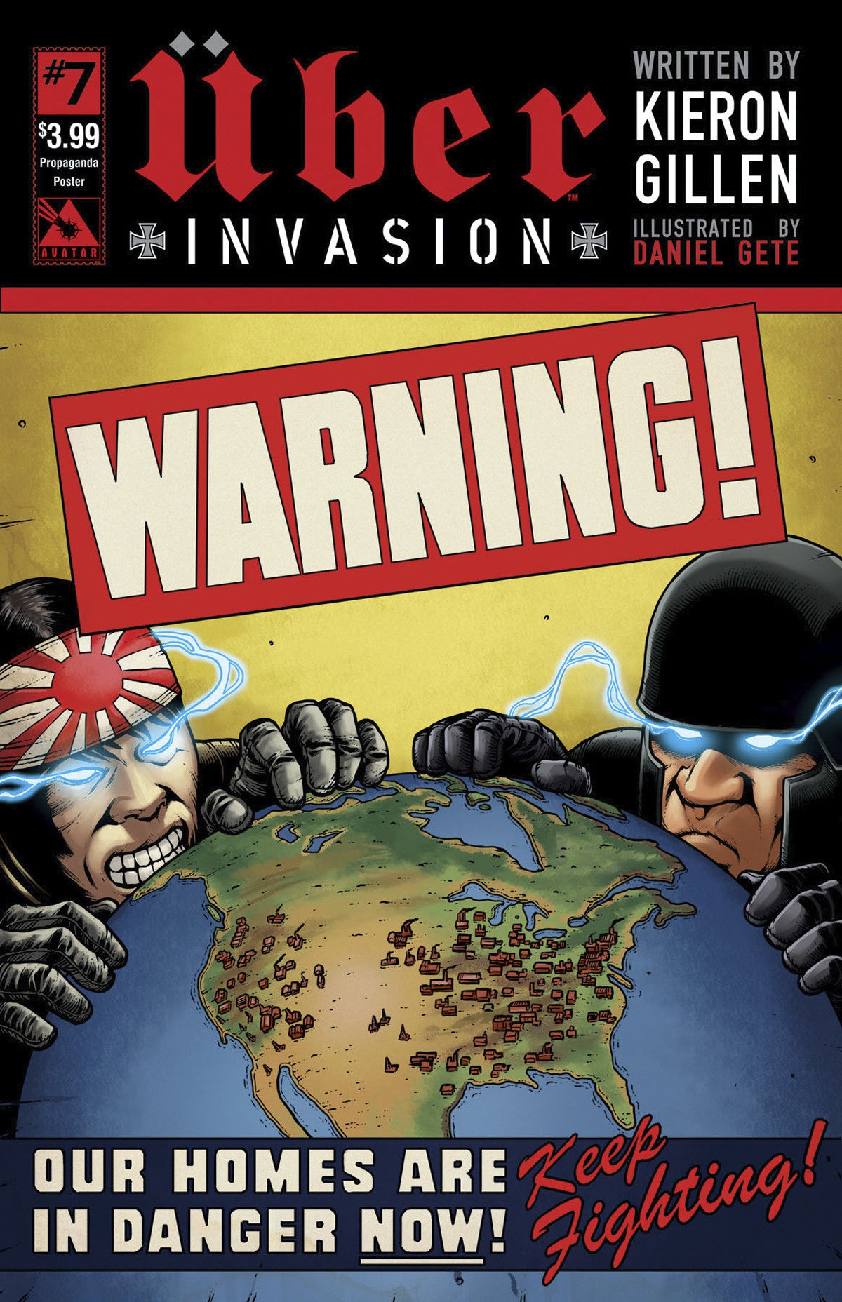 UBER INVASION #7 PROPAGANDA POSTER CVR (MR) COVER