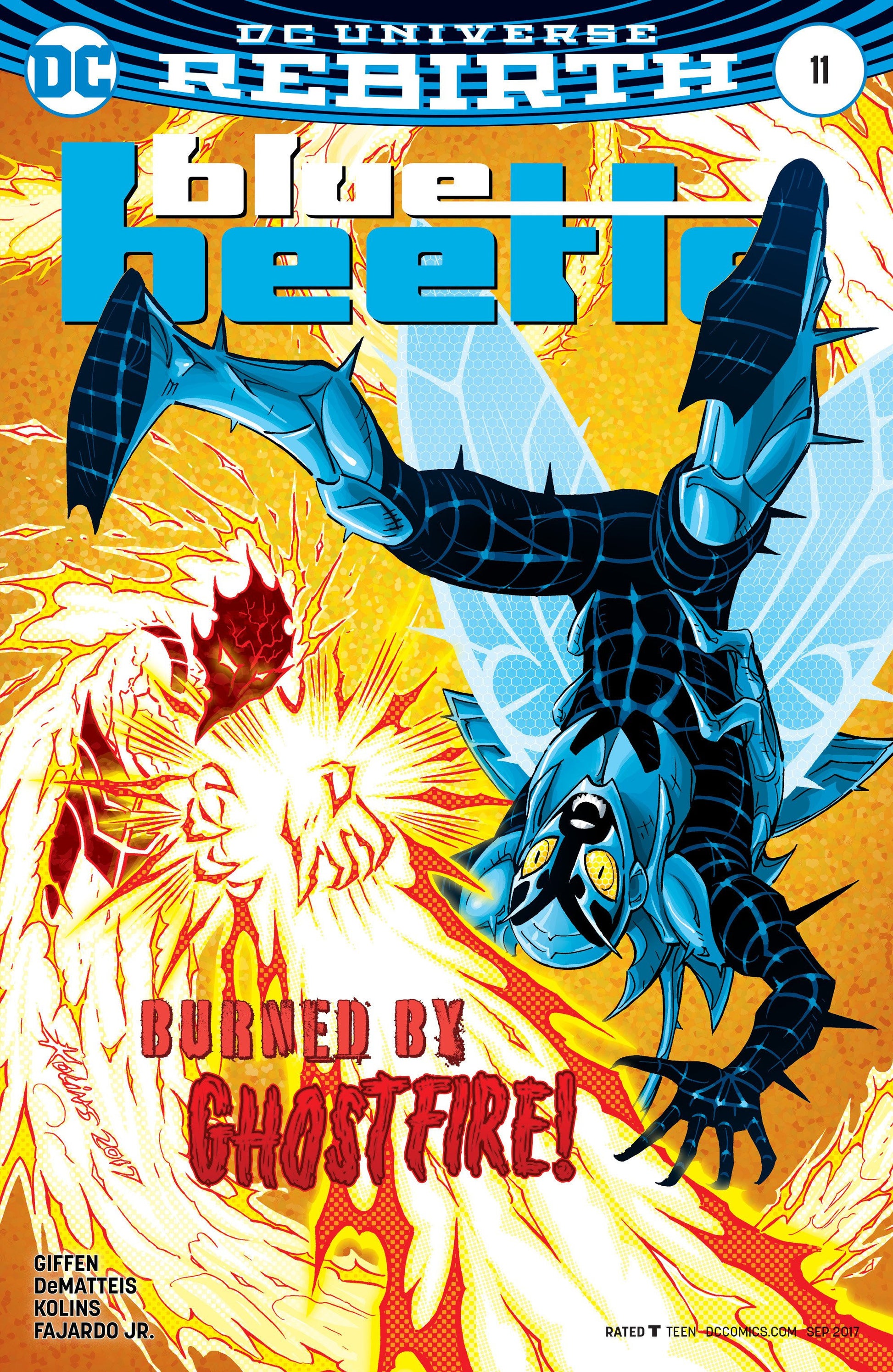 BLUE BEETLE #11 COVER