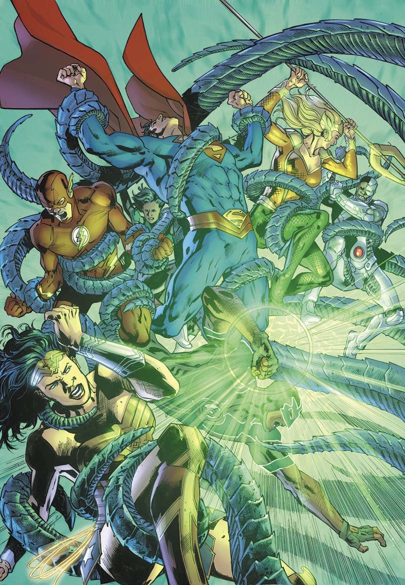 JUSTICE LEAGUE #25 COVER