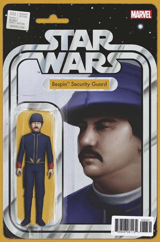 STAR WARS #33 CHRISTOPHER ACTION FIGURE VAR COVER