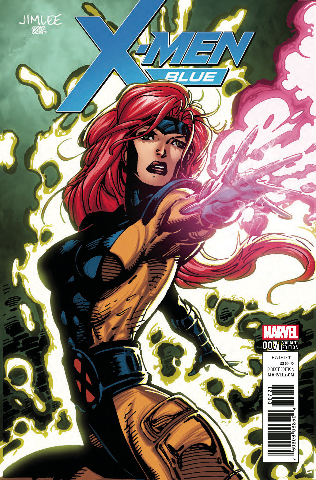 X-MEN BLUE #7 X-MEN CARD VAR SE COVER