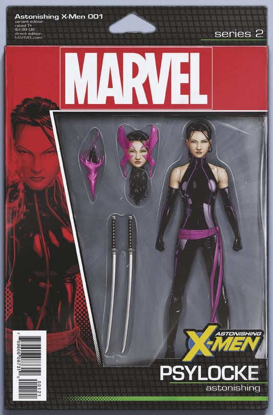 ASTONISHING X-MEN #1 CHRISTOPHER ACTION FIGURE VAR COVER