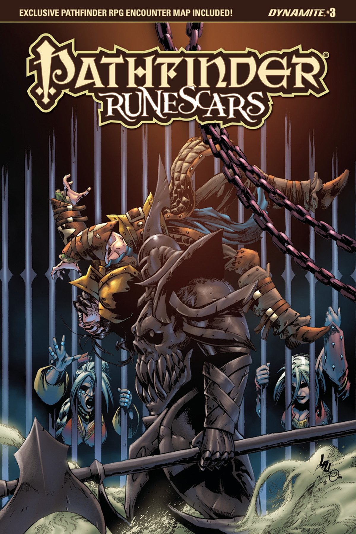 PATHFINDER RUNESCARS #3 CVR A LAU COVER