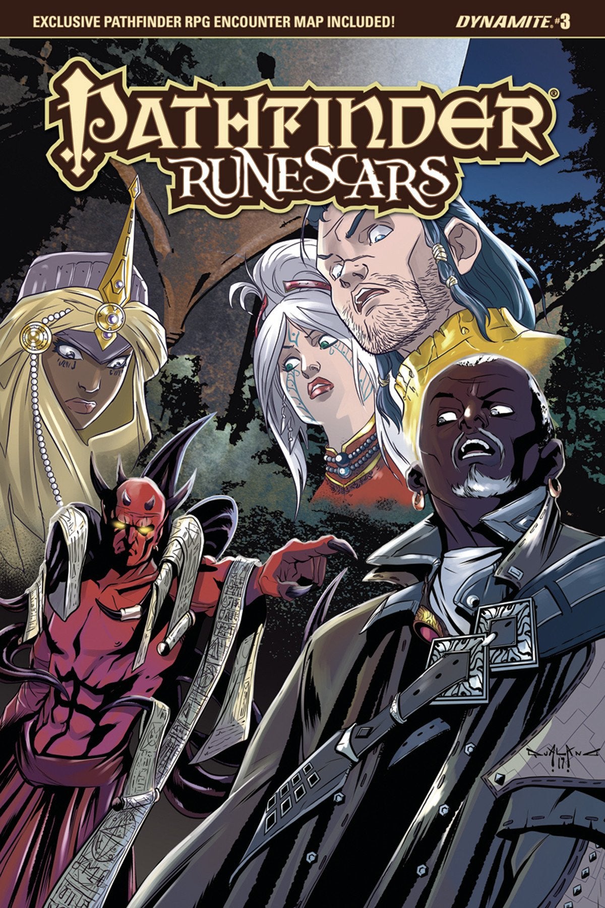 PATHFINDER RUNESCARS #3 CVR B QUALANO COVER