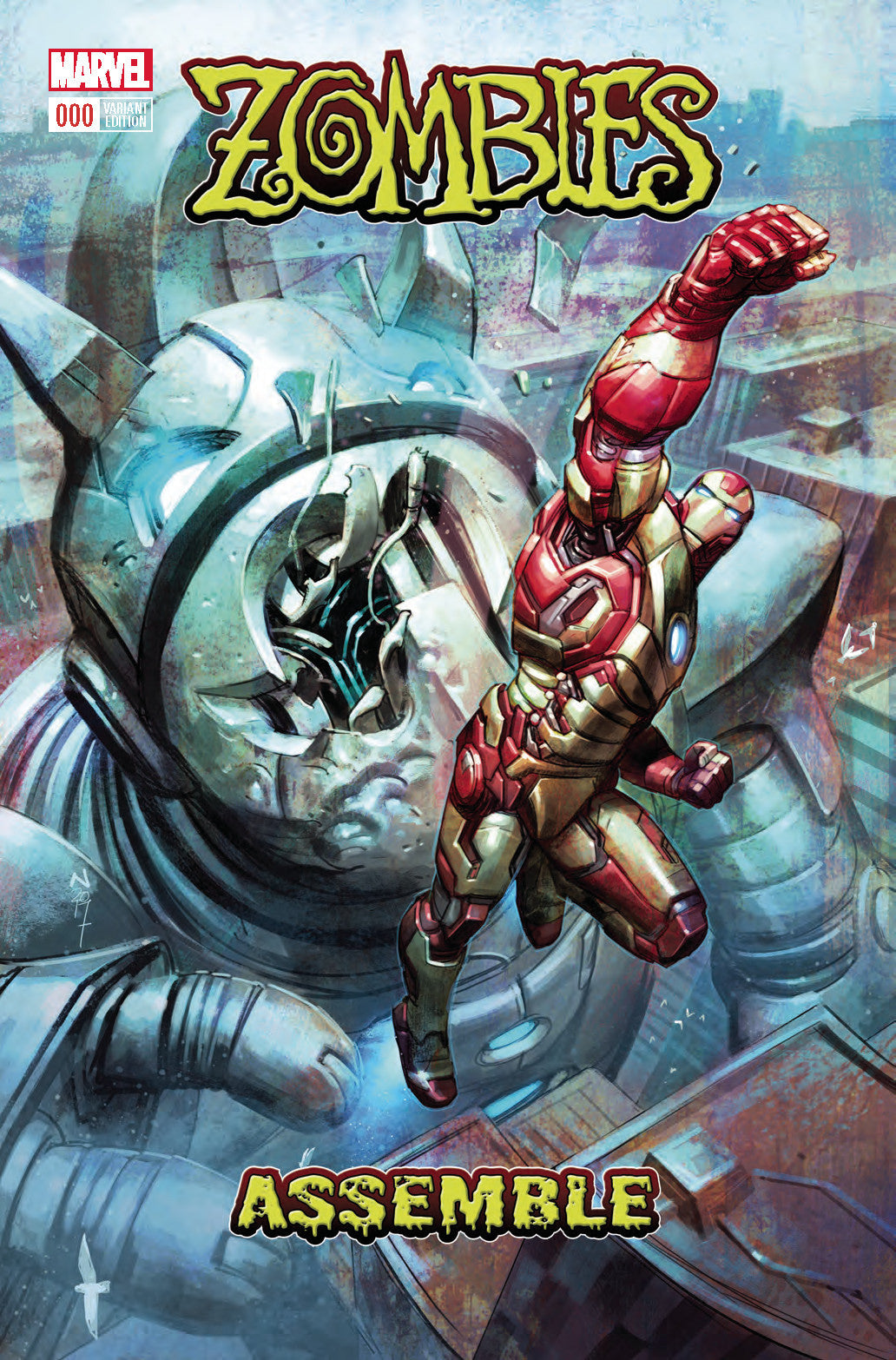 ZOMBIES ASSEMBLE #0 KLEIN VAR COVER