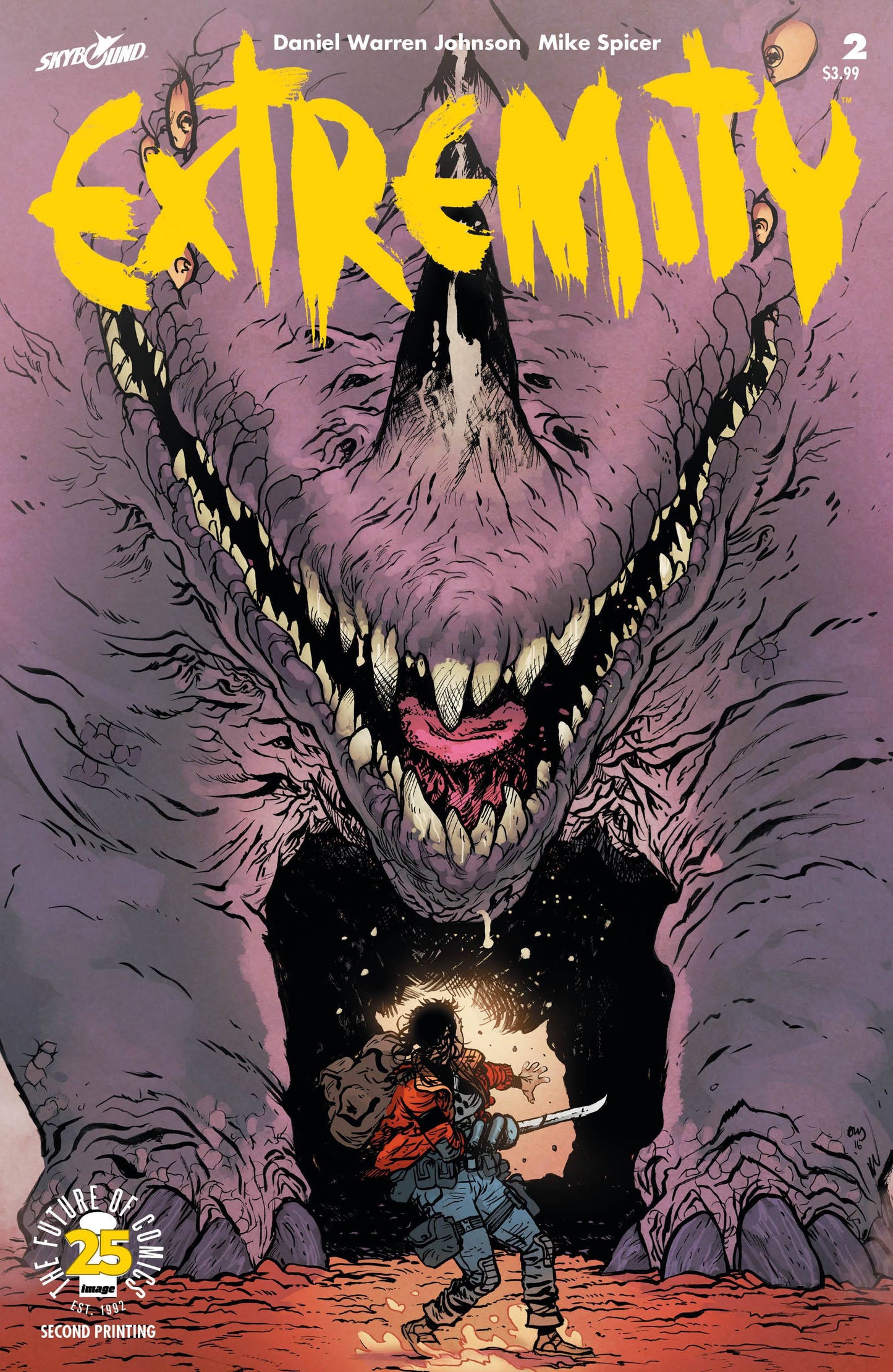 EXTREMITY #2 2ND PTG COVER