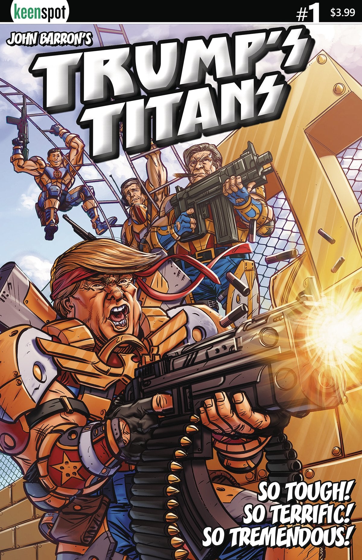 TRUMPS TITANS #1 CVR A TERRIFIC TREMENDOUS VAR COVER