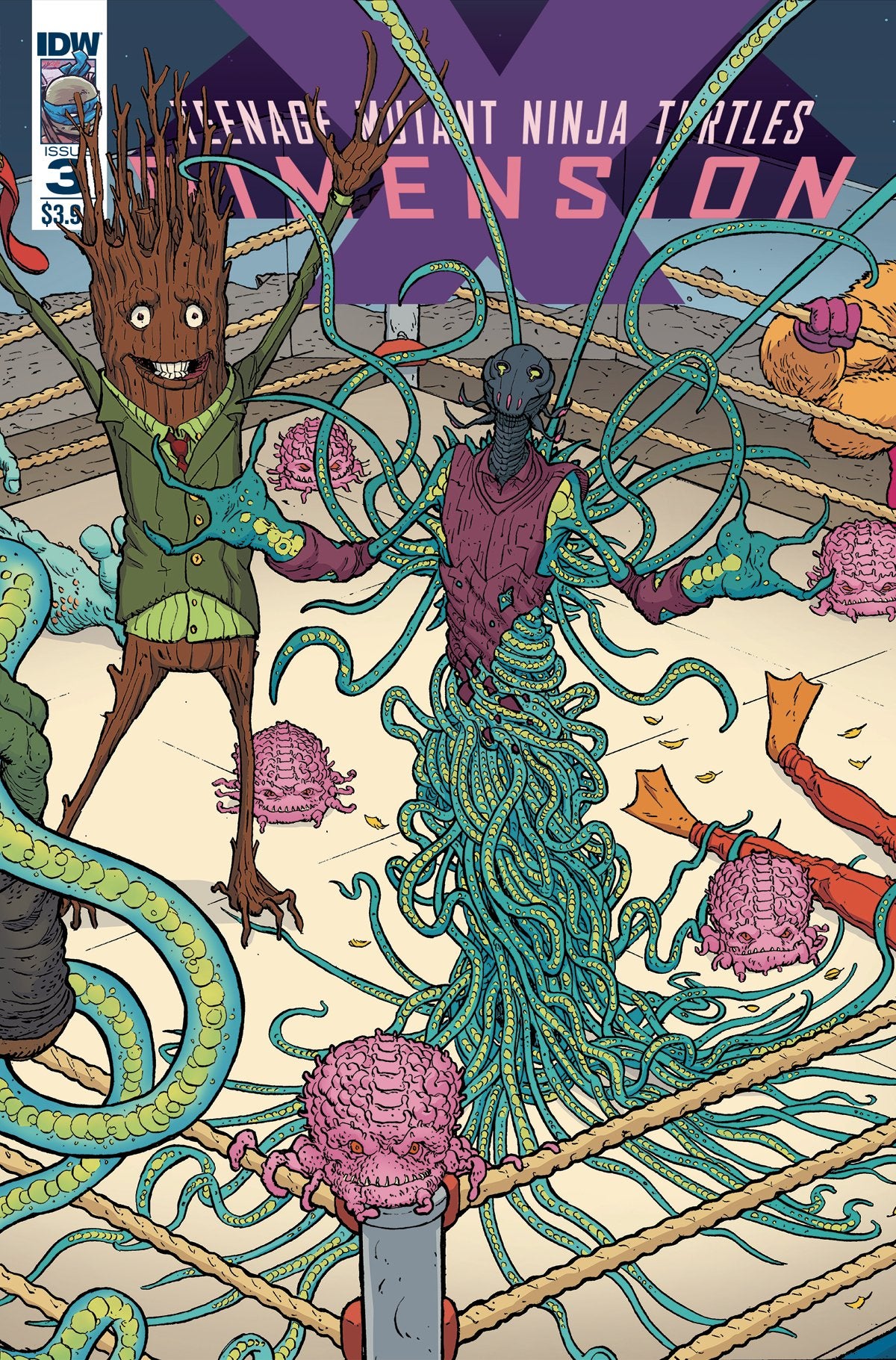 TMNT DIMENSION X #3 CVR A PITARRA COVER