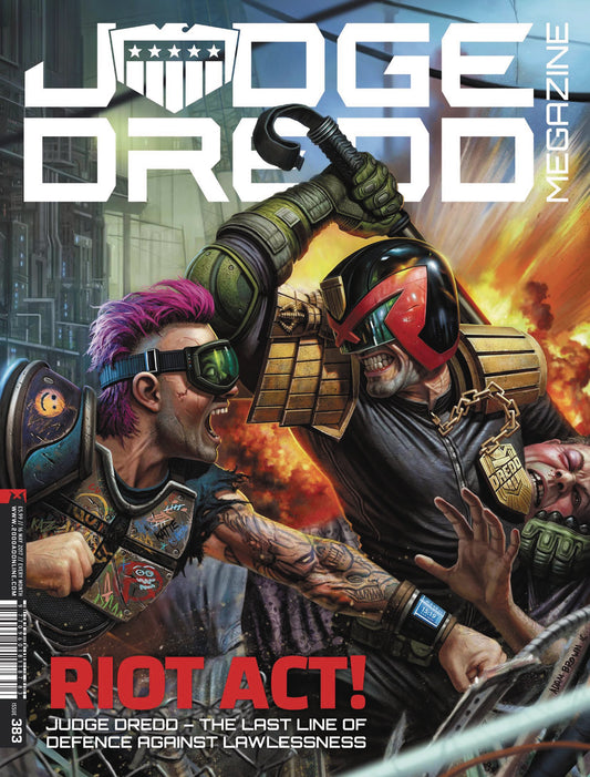 JUDGE DREDD MEGAZINE #387 COVER