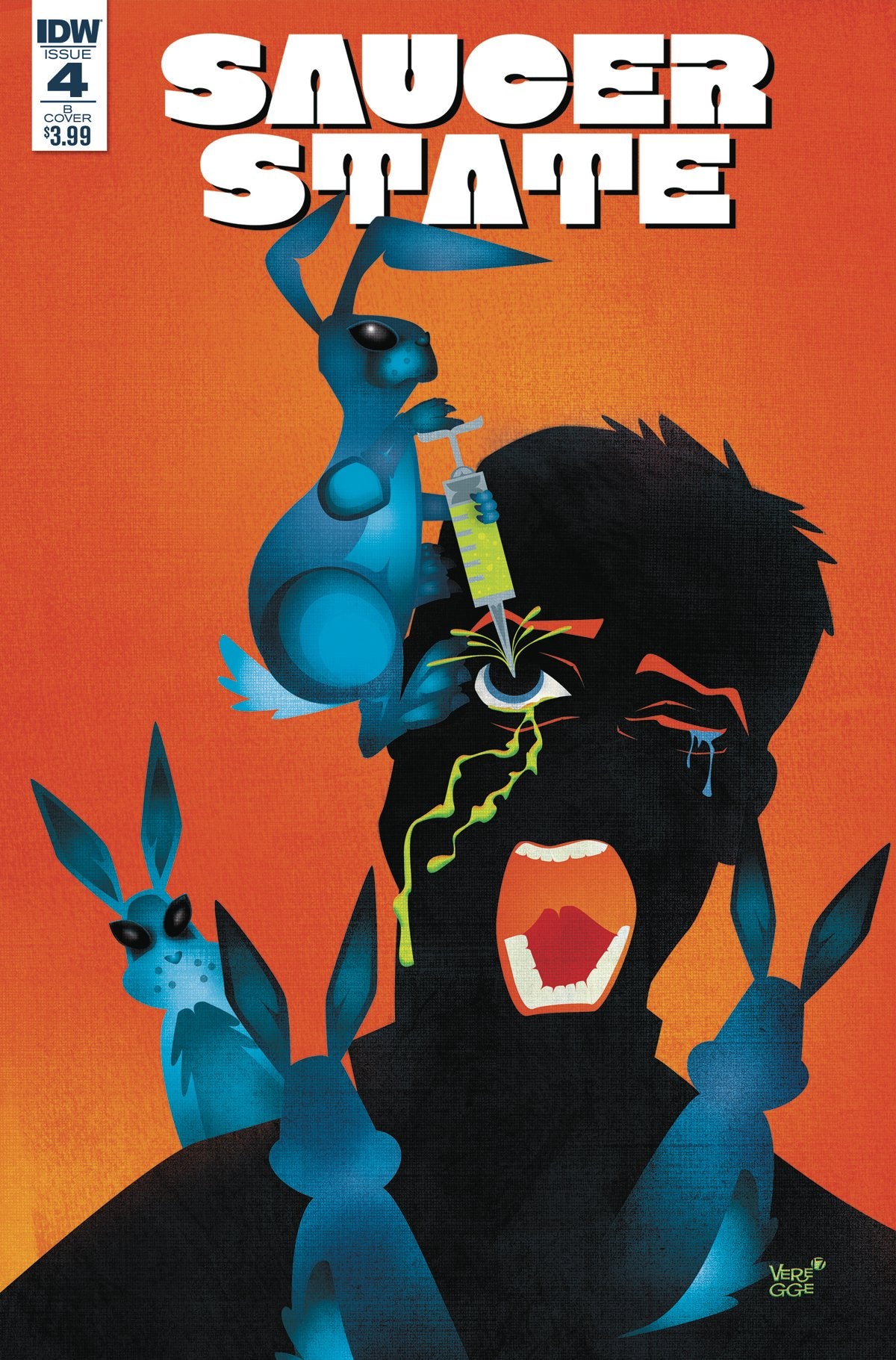 SAUCER STATE #4 (OF 6) CVR A KELLY COVER