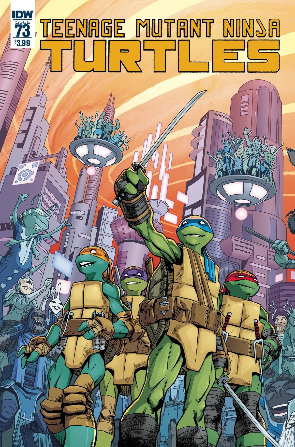TMNT ONGOING #73 CVR A SMITH COVER