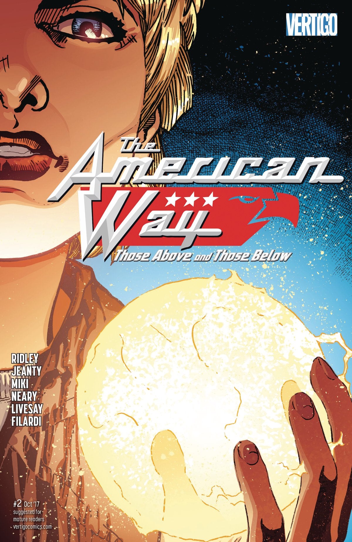 AMERICAN WAY THOSE ABOVE AND BELOW #2 (OF 6) (MR) COVER