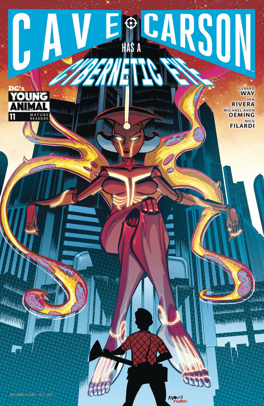 CAVE CARSON HAS A CYBERNETIC EYE #11 (MR) COVER