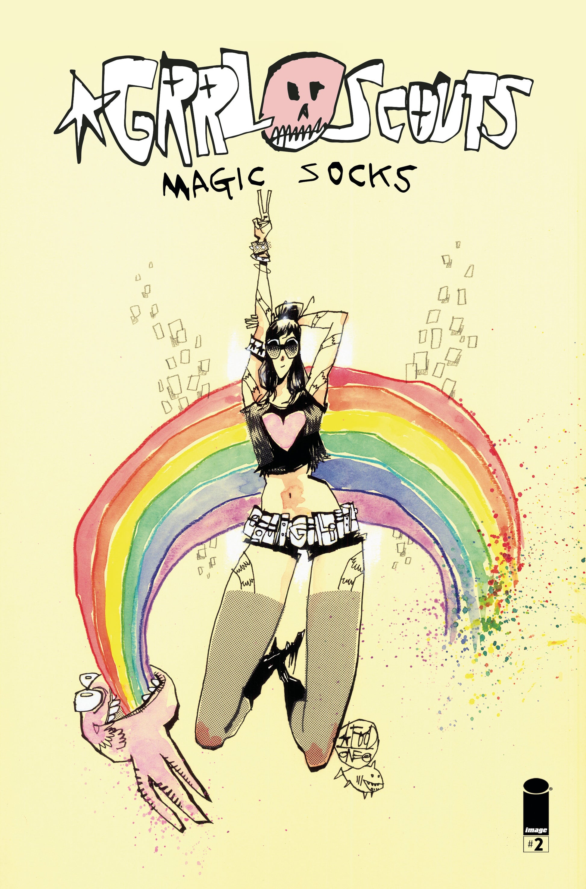 GRRL SCOUTS MAGIC SOCKS #2 CVR C PRIDE MONTH VAR (MR) COVER