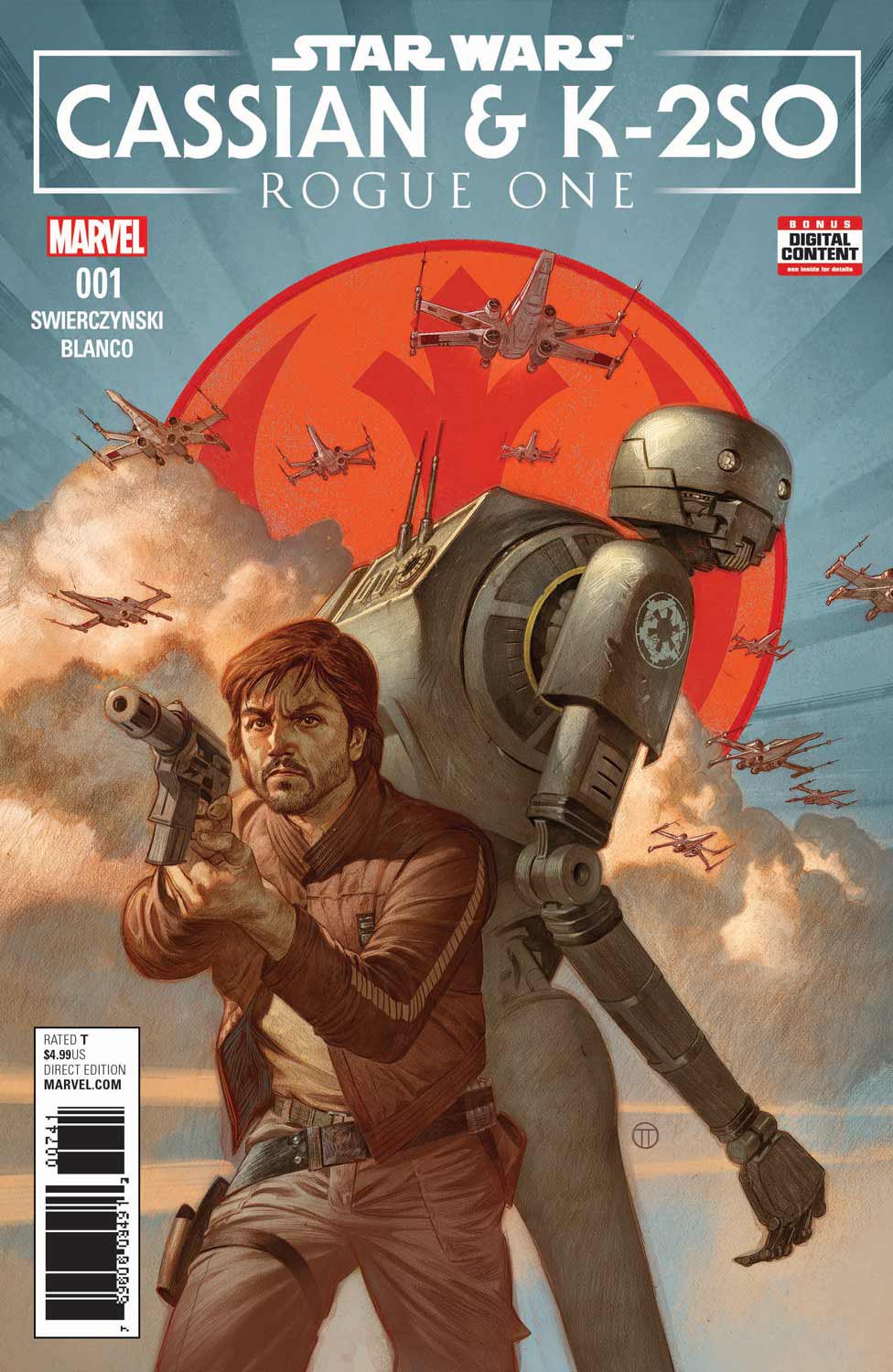 STAR WARS ROGUE ONE CASSIAN & K2SO SPECIAL #1 COVER
