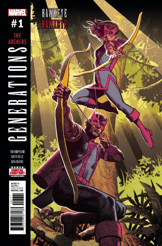 GENERATIONS HAWKEYE & HAWKEYE #1 COVER