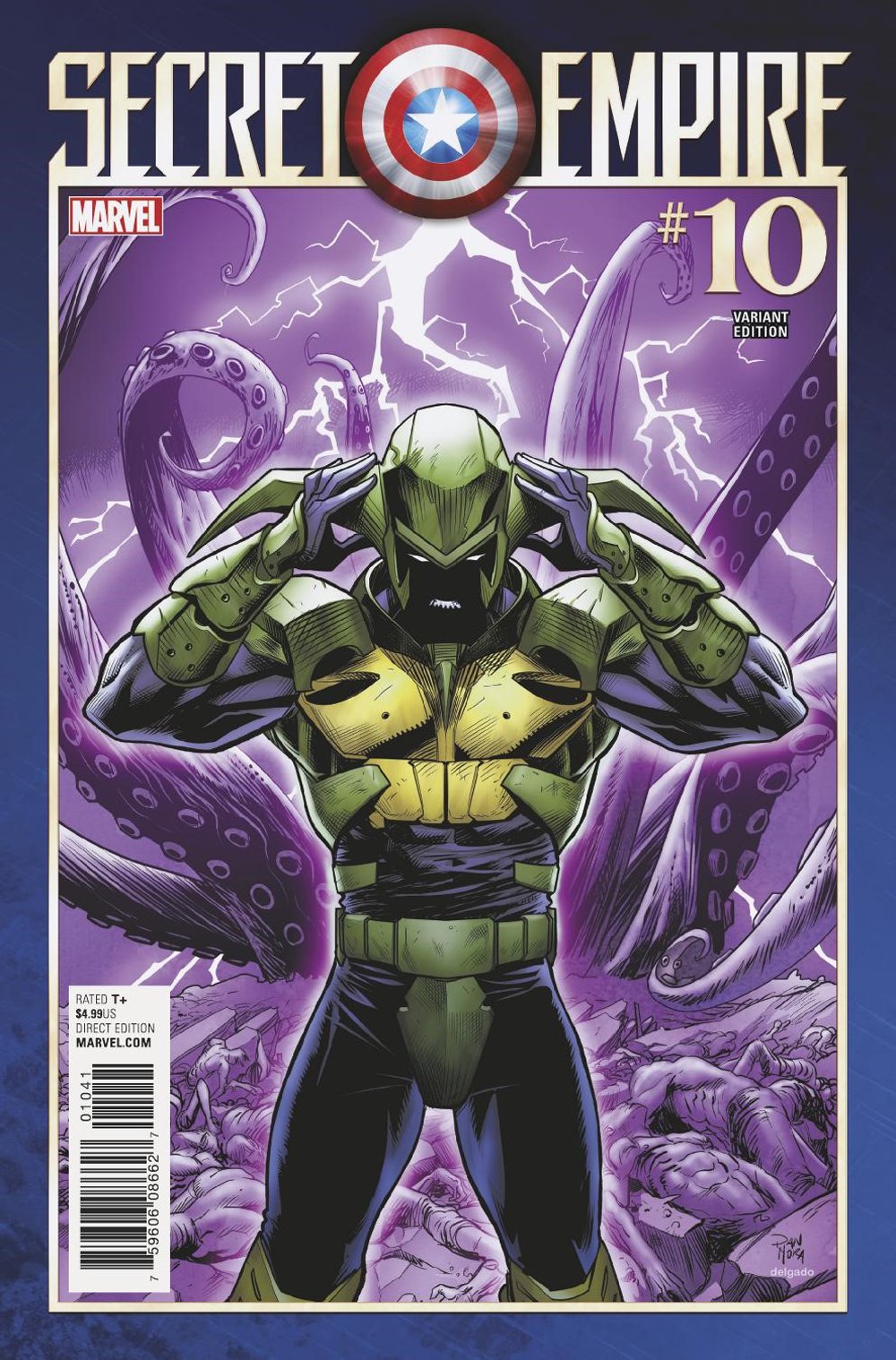 SECRET EMPIRE #10 (OF 10) MORA VILLAIN VAR SE COVER