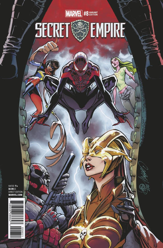 SECRET EMPIRE #8 (OF 10) JS CAMPBELL VAR SE COVER