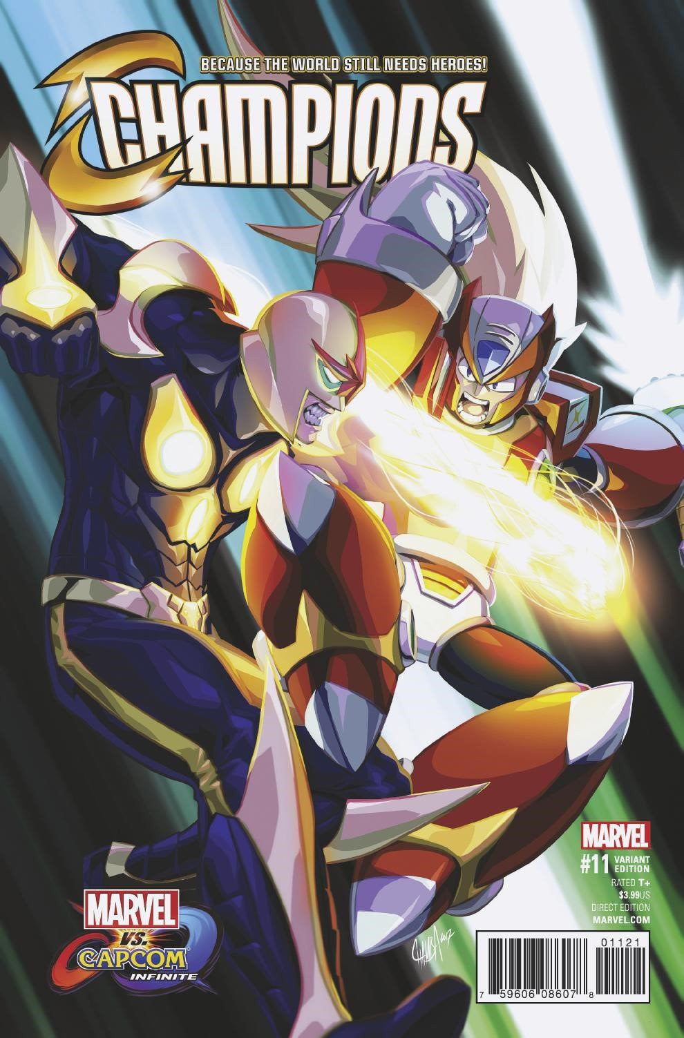 CHAMPIONS #11 CHAMBA MARVEL VS CAPCOM VAR SE COVER