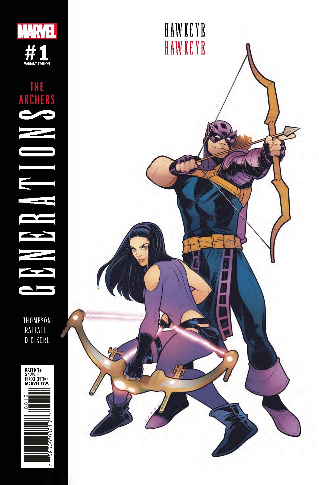 GENERATIONS HAWKEYE & HAWKEYE #1 TORQUE VAR COVER
