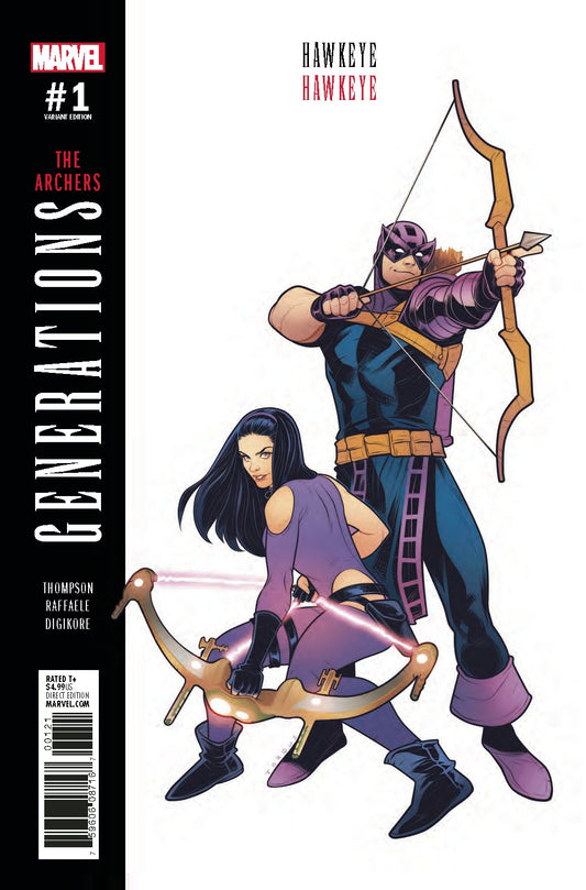 GENERATIONS HAWKEYE & HAWKEYE #1 TORQUE VAR COVER