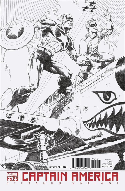 CAPTAIN AMERICA #25 STERANKO VAR SE COVER