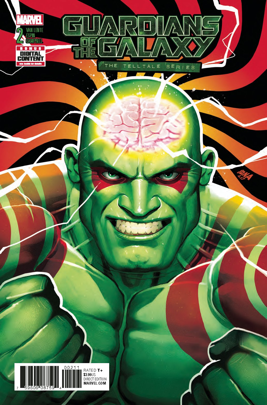 GUARDIANS OF GALAXY TELLTALE SERIES #2 (OF 5) COVER