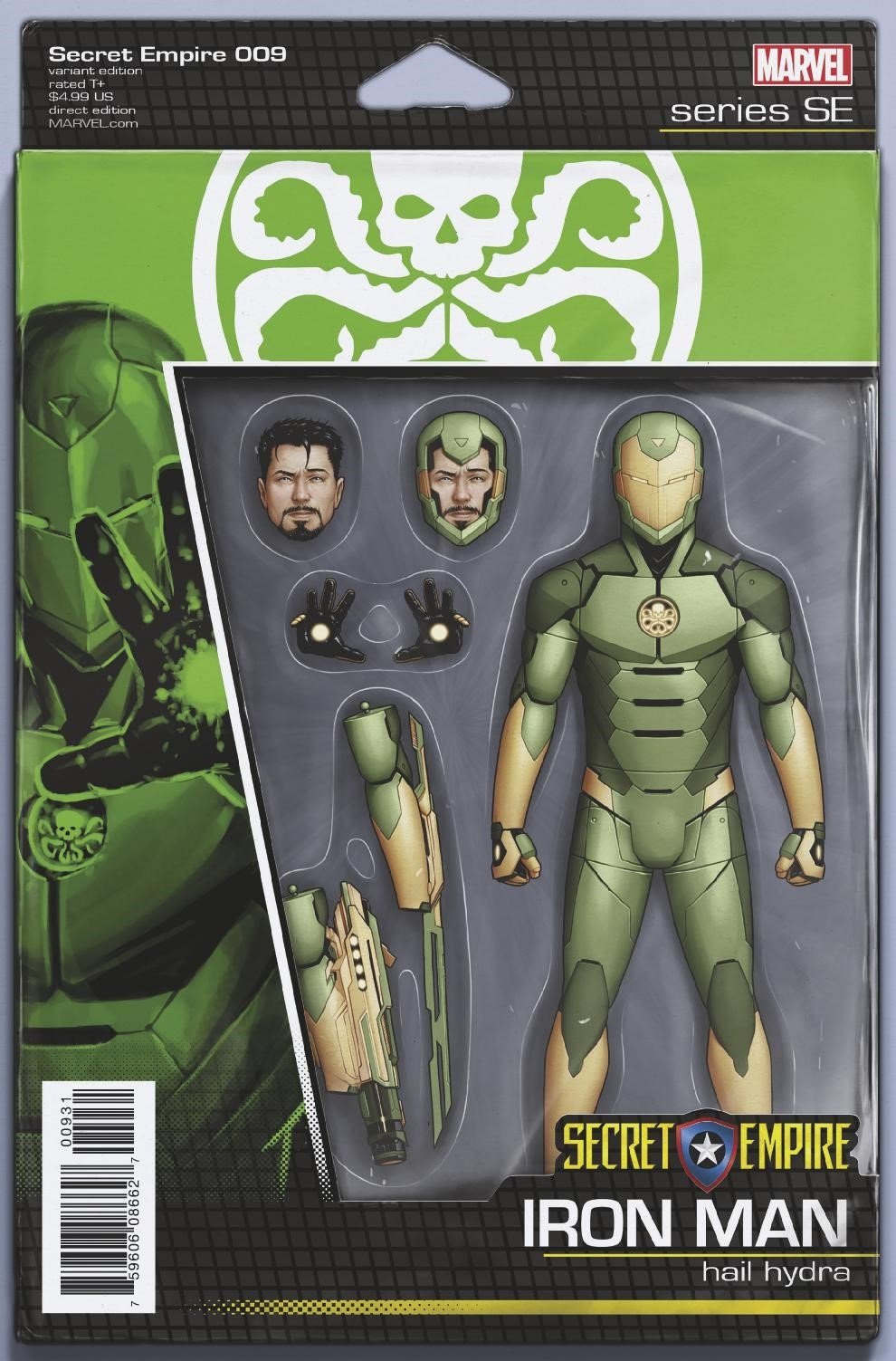 SECRET EMPIRE #9 (OF 10) CHRISTOPHER ACTION FIGURE VAR SE COVER