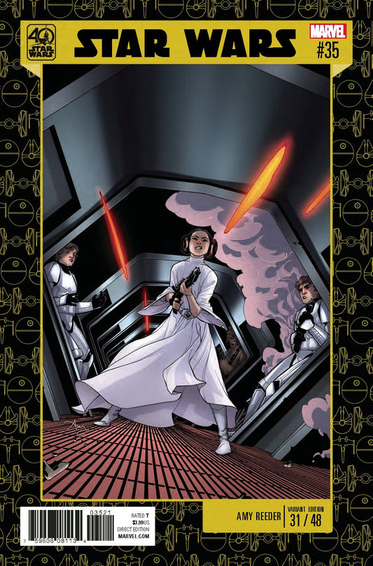 STAR WARS #35 REEDER STAR WARS 40TH ANNIV VAR COVER