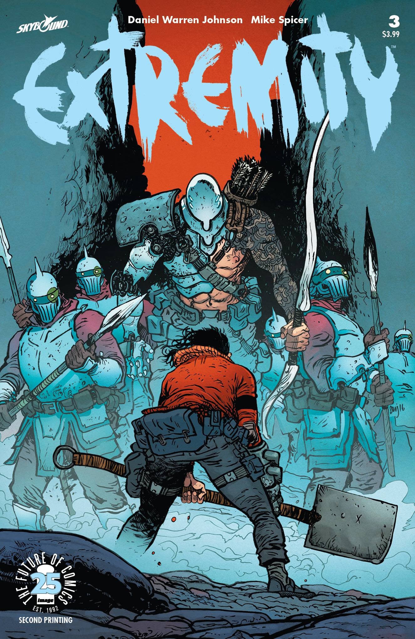 EXTREMITY #3 2ND PTG COVER