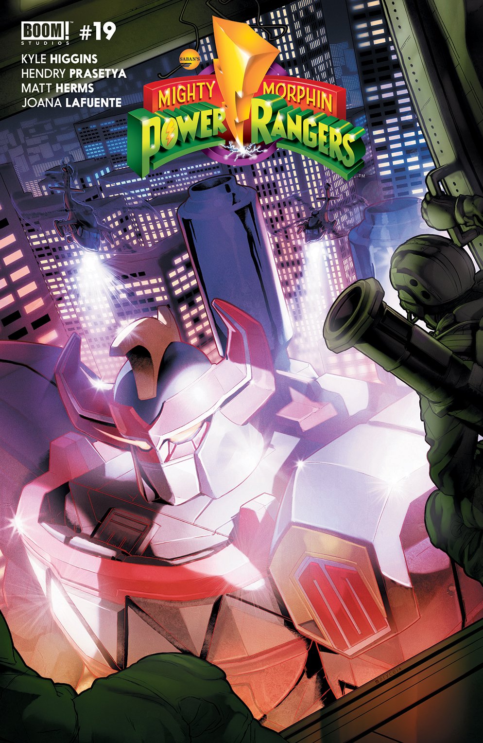 MIGHTY MORPHIN POWER RANGERS #19 COVER