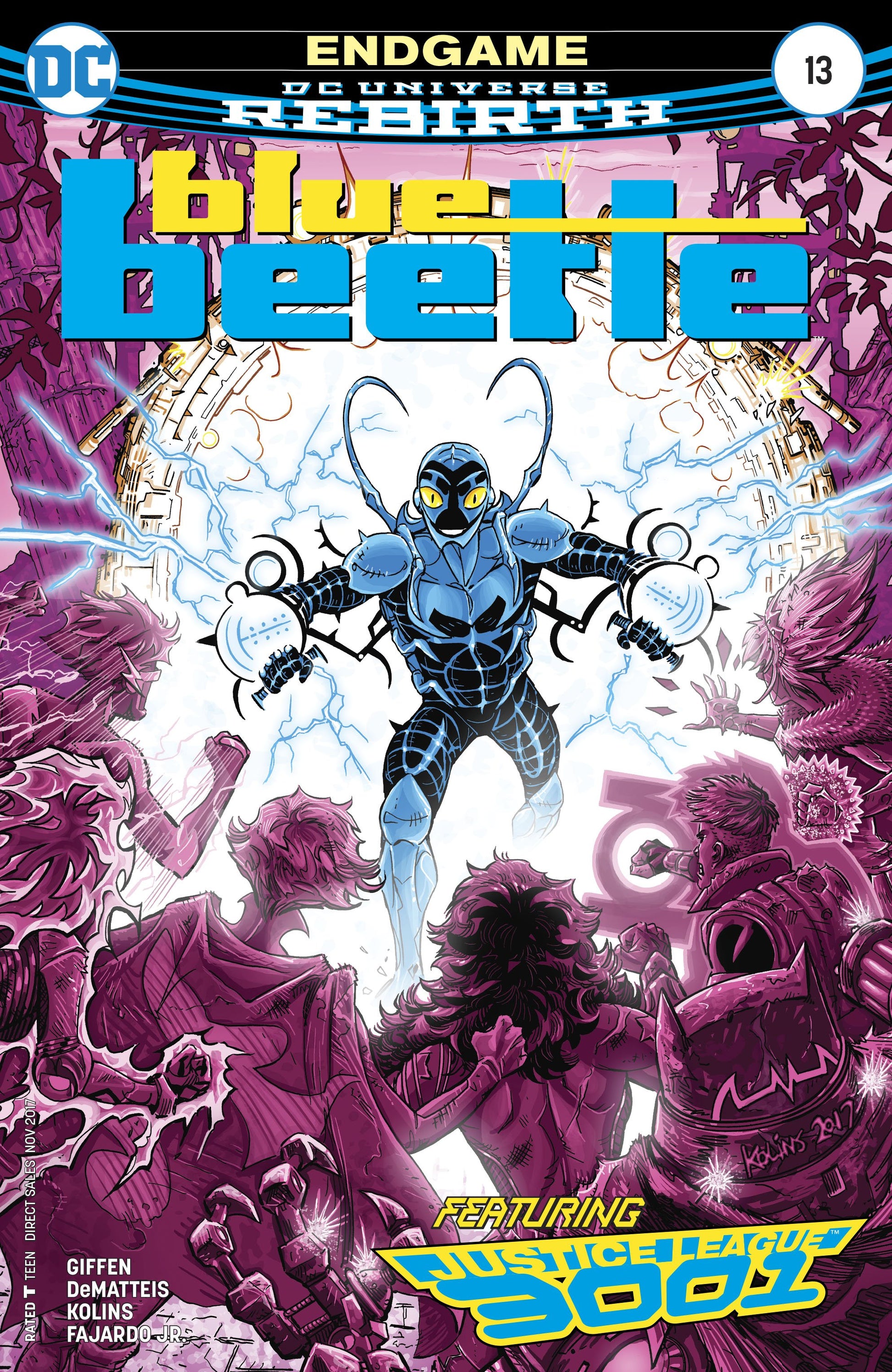 BLUE BEETLE #13 COVER
