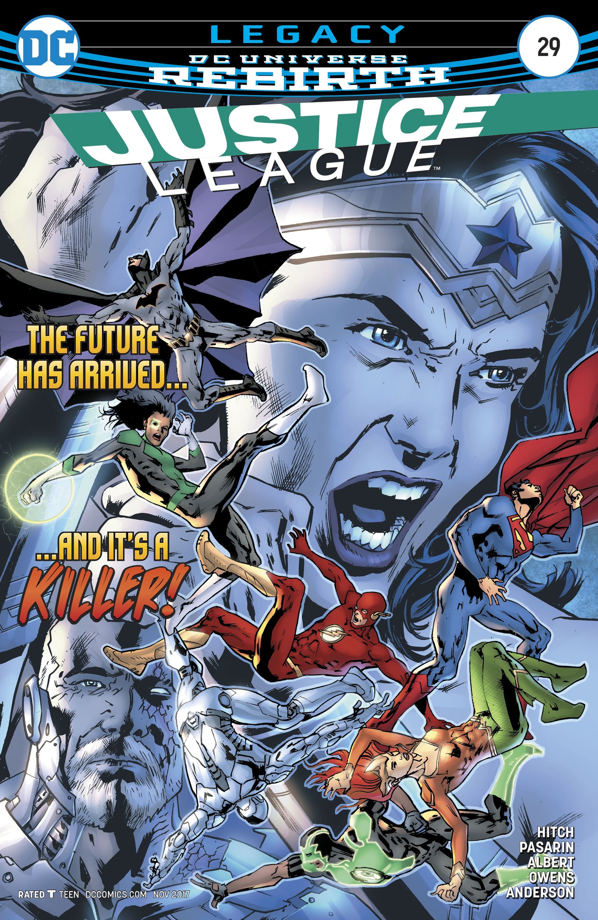 JUSTICE LEAGUE #29 COVER