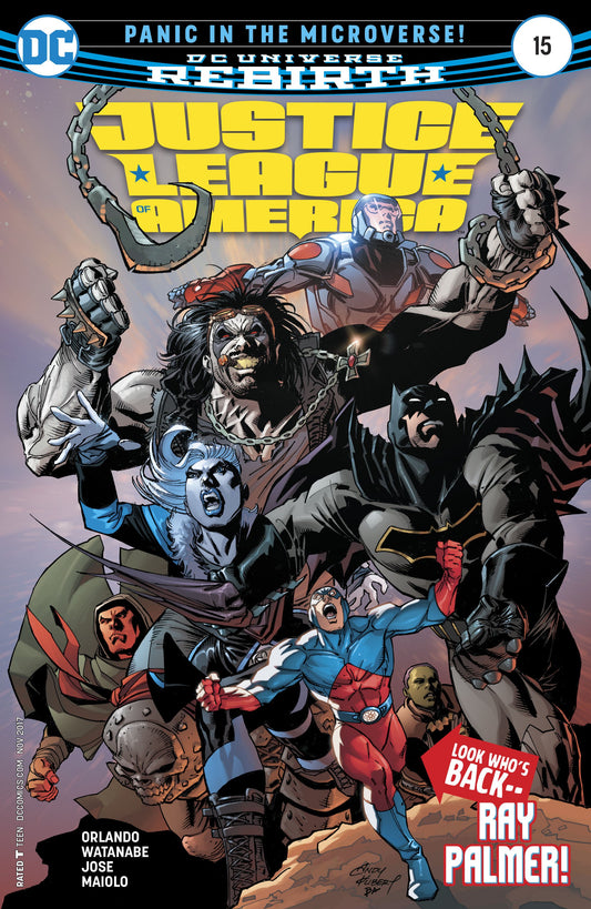 JUSTICE LEAGUE OF AMERICA #15 COVER