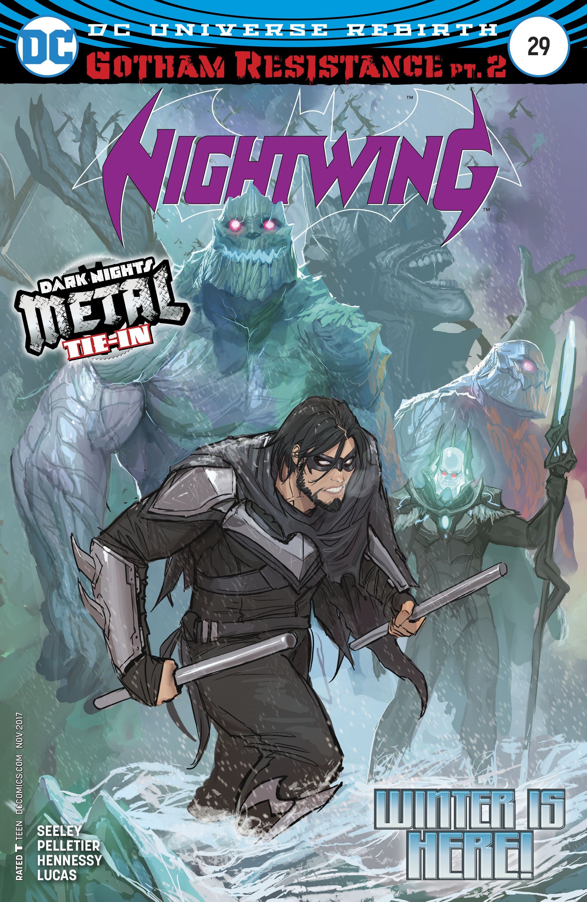NIGHTWING #29 (METAL) COVER